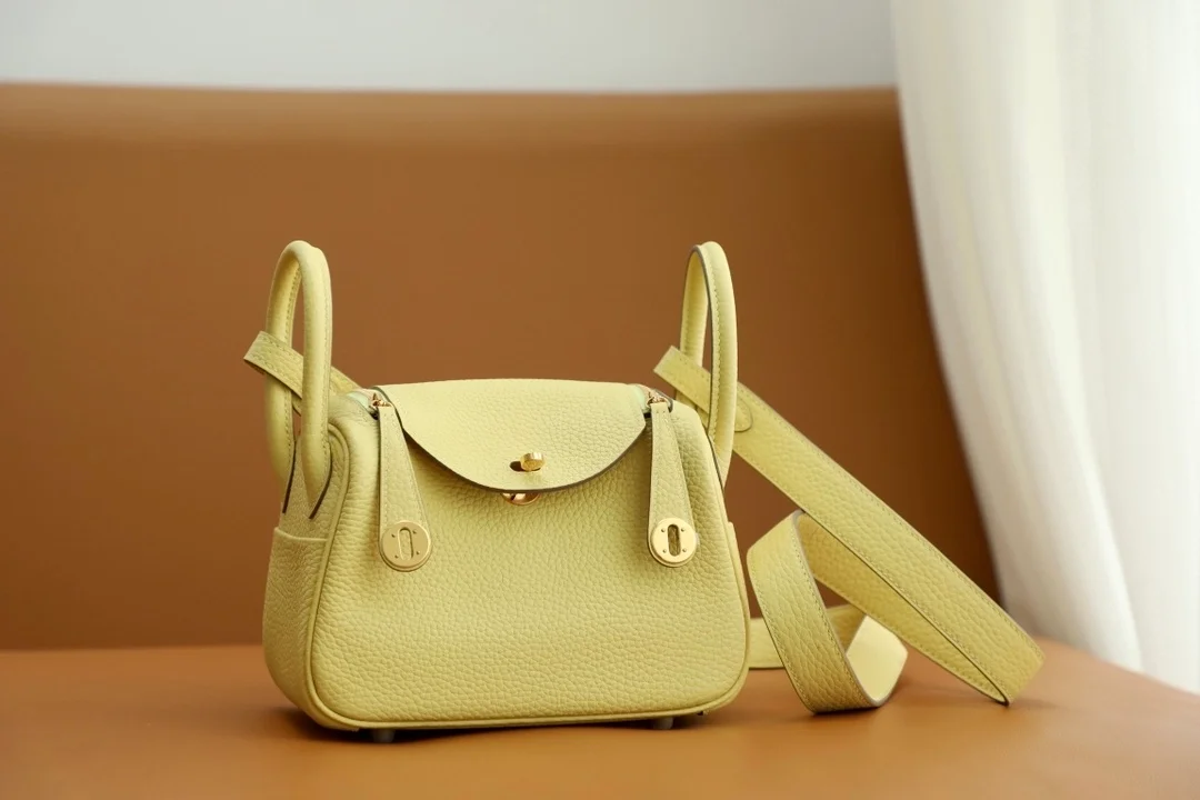 에르메스 린디 미니 Jaune poussin 백