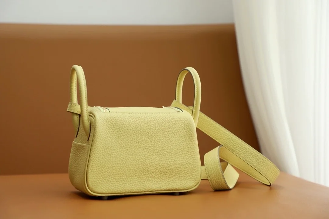 에르메스 린디 미니 Jaune poussin 백
