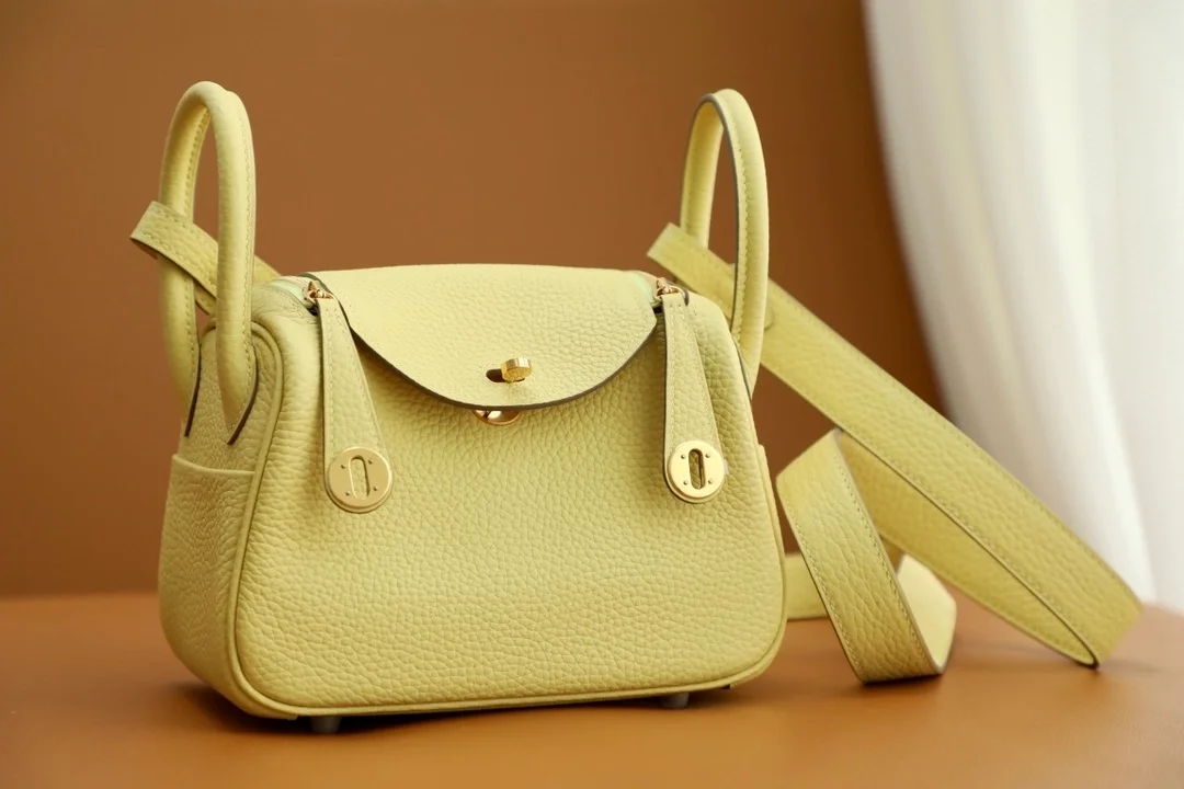 에르메스 린디 미니 Jaune poussin 백