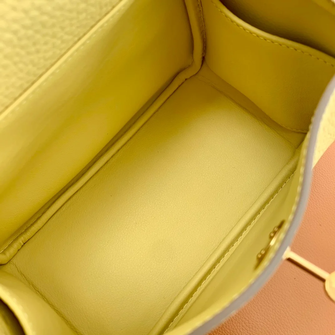 에르메스 린디 미니 Jaune poussin 백