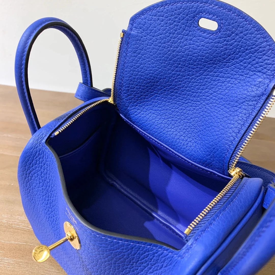 에르메스 린디 미니 Blue zellige 백
