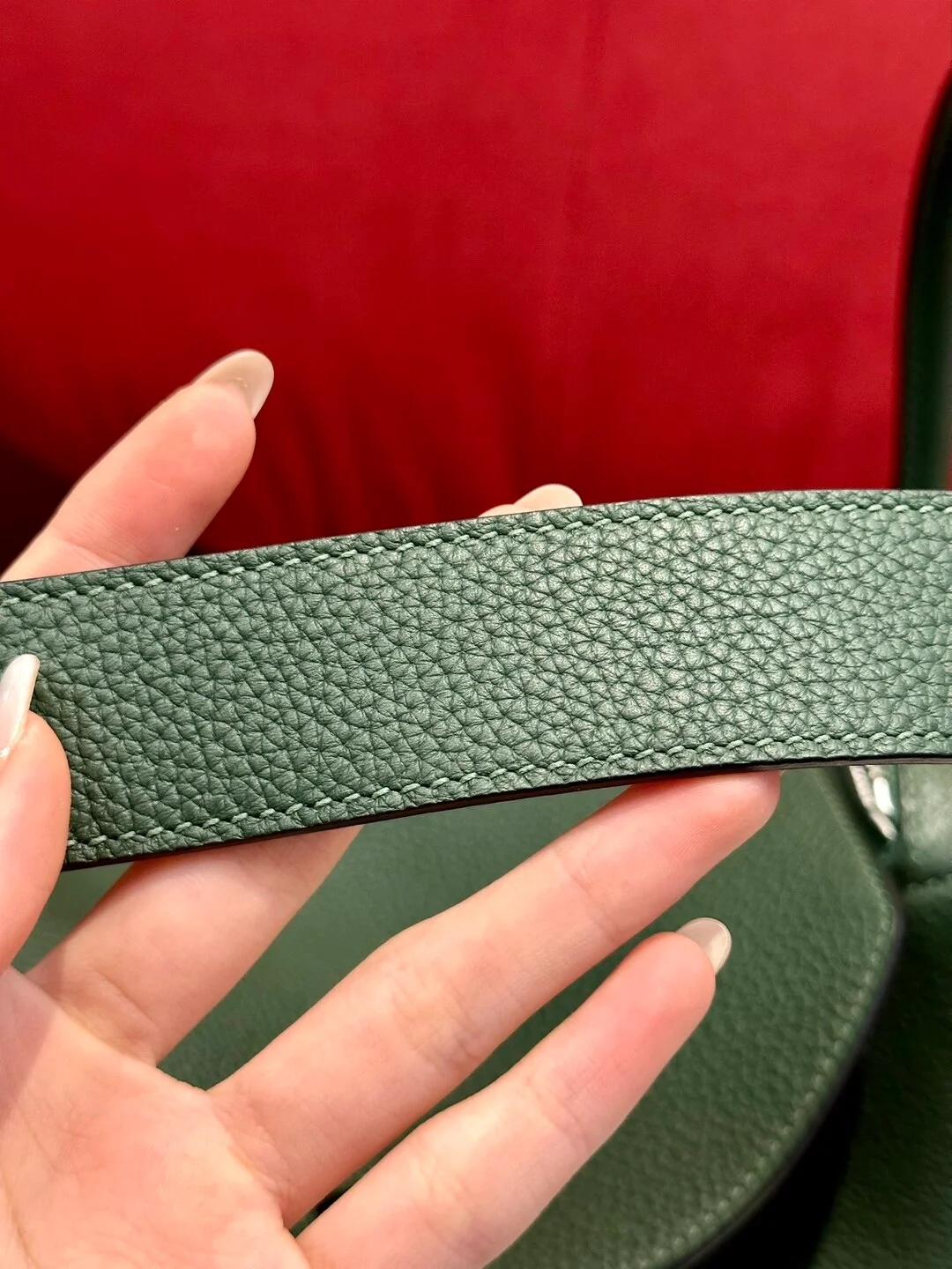 에르메스 린디 30 Vert Anglais 백