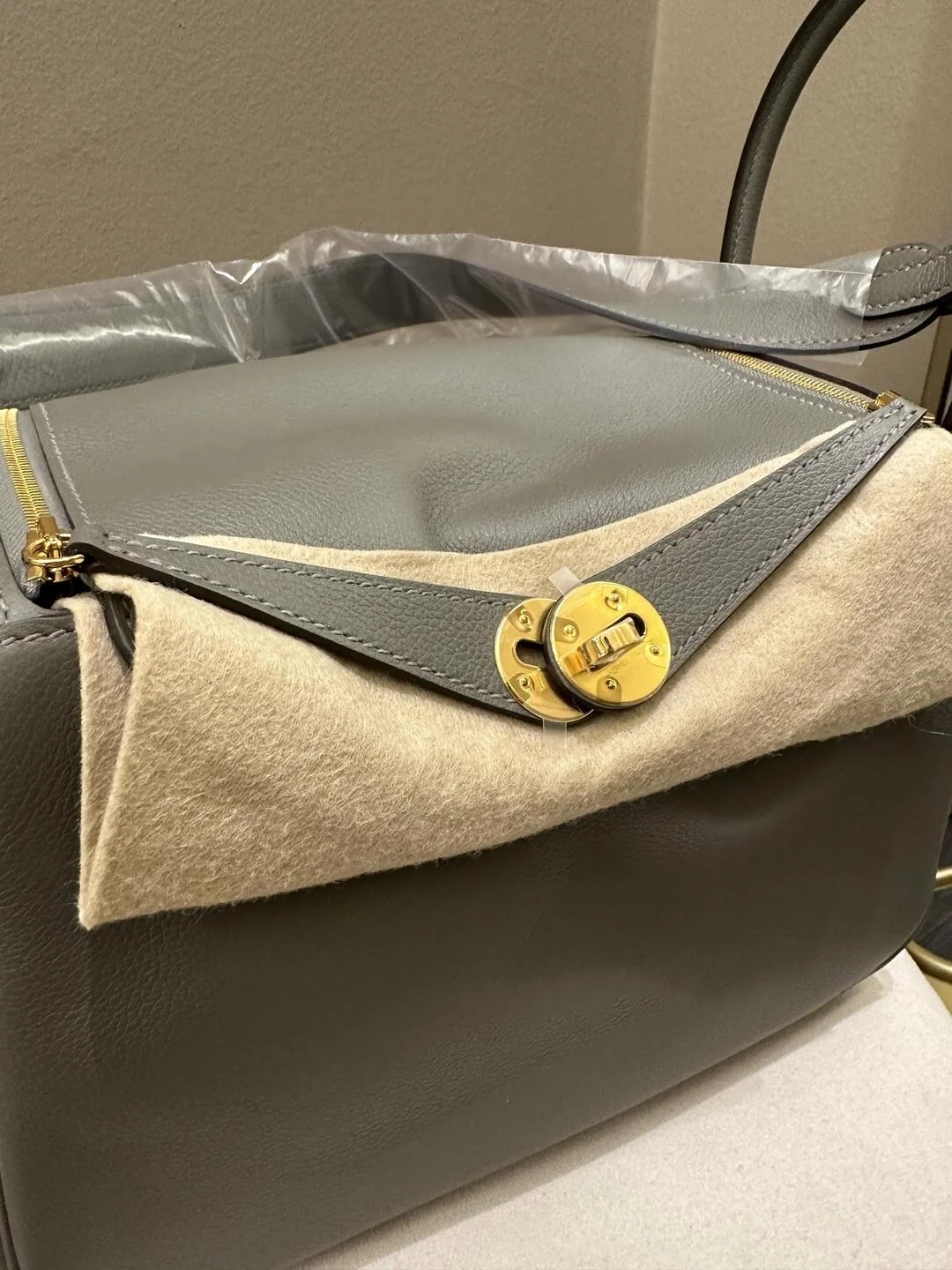 에르메스 린디 26 Gris meyer 백