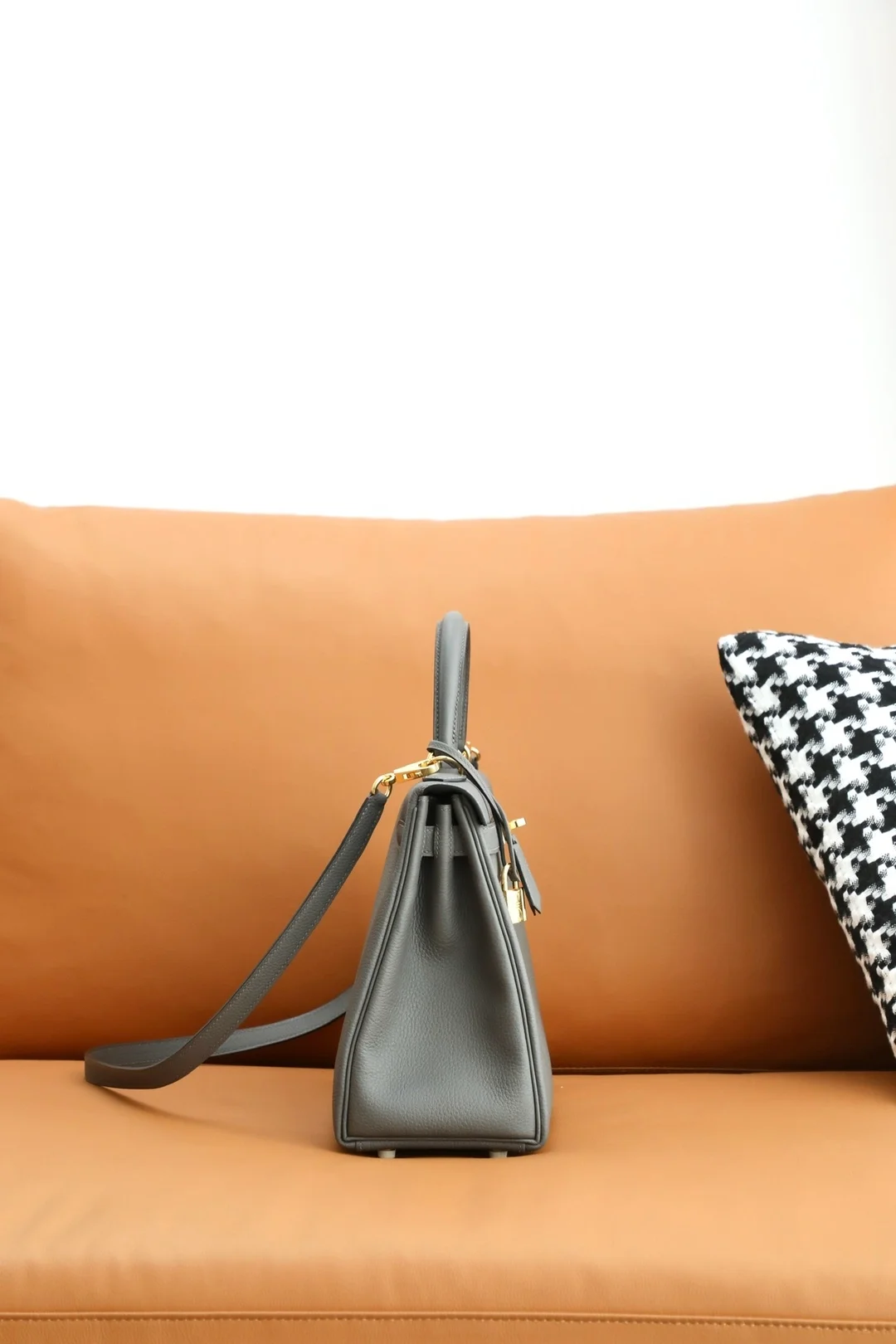 에르메스 켈리백 28 Gris etain 백