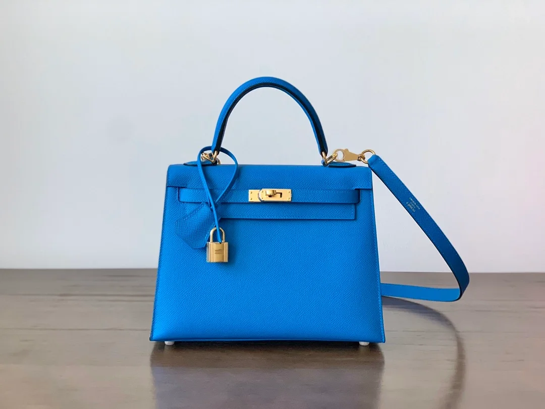 에르메스 켈리백 25 Tanzania blue 백