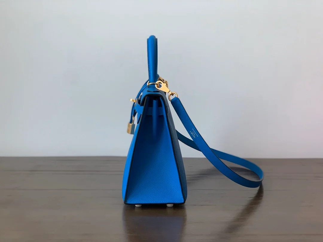 에르메스 켈리백 25 Tanzania blue 백