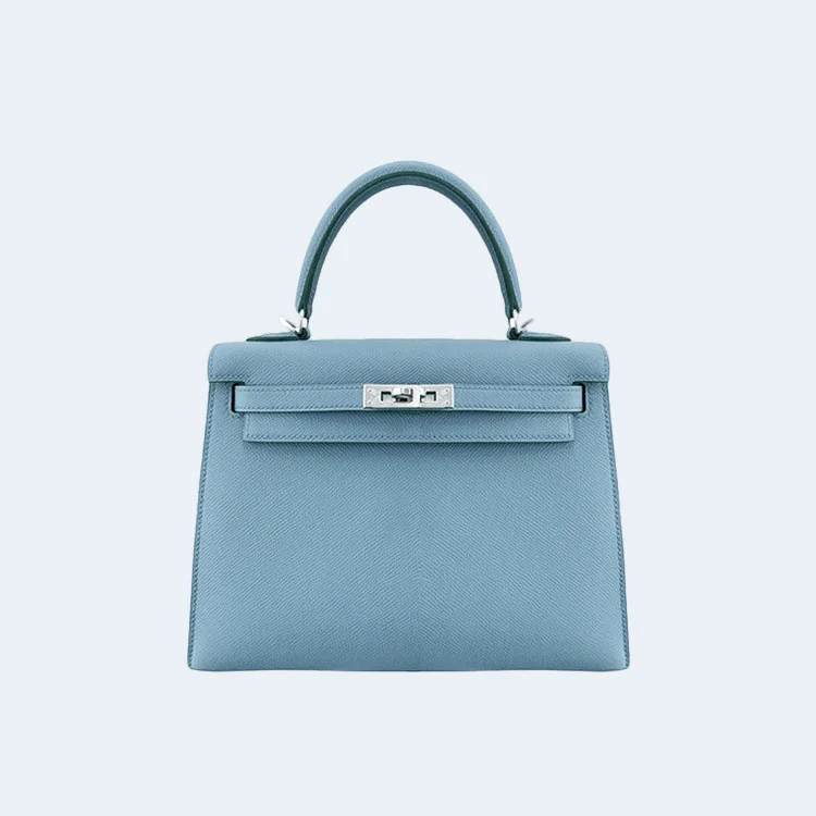 에르메스 켈리백 25 Blue ciel Epsom 백