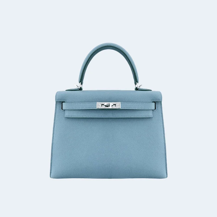 에르메스 켈리백 25 Blue ciel Epsom 백