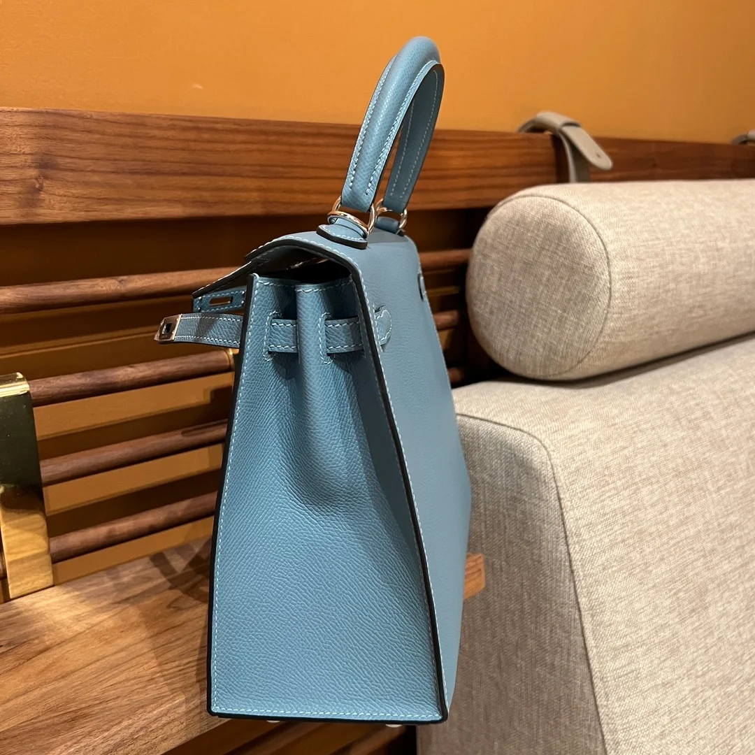 에르메스 켈리백 25 Blue ciel Epsom 백