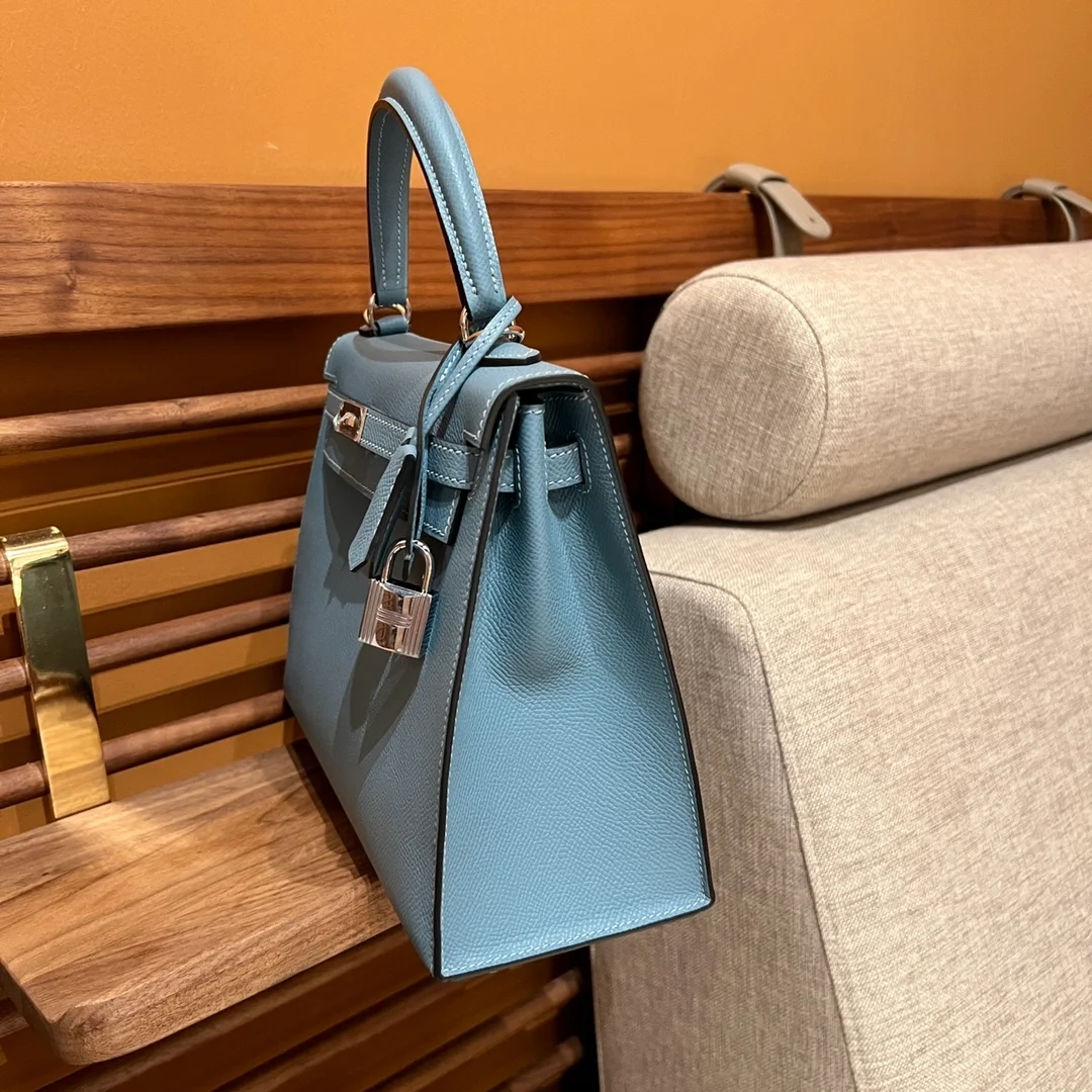 에르메스 켈리백 25 Blue ciel Epsom 백