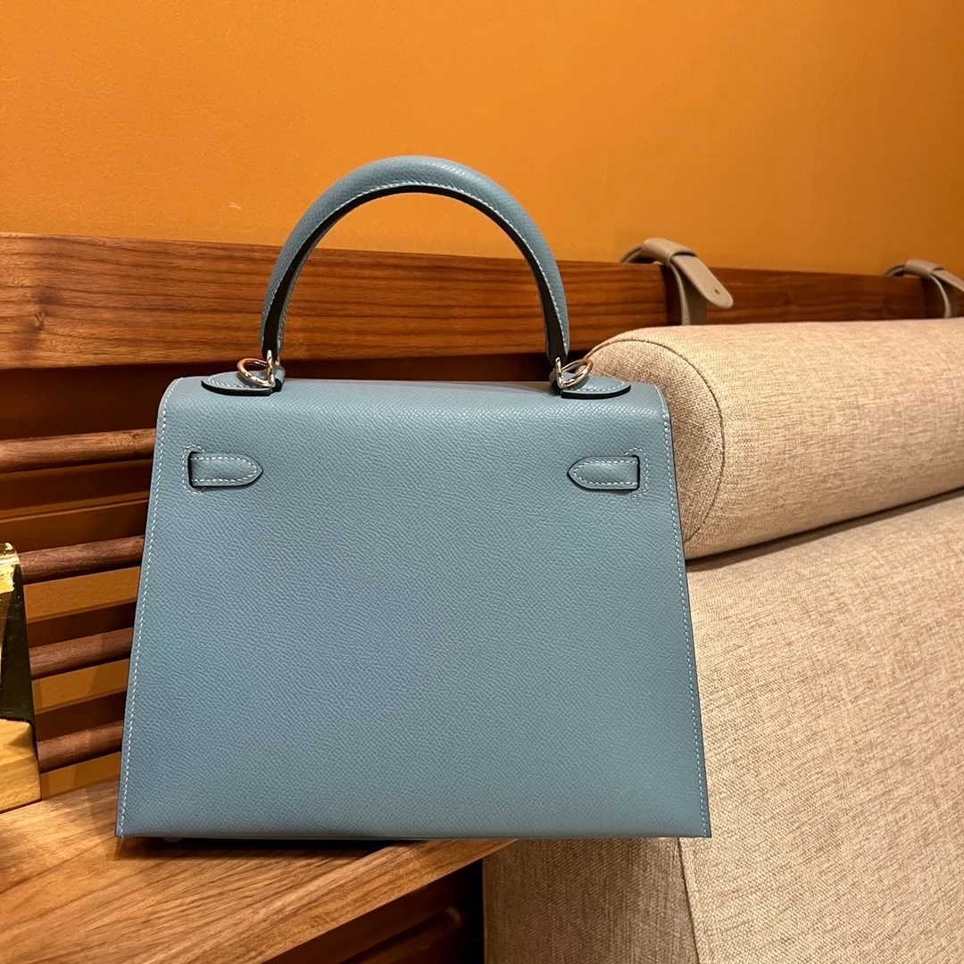 에르메스 켈리백 25 Blue ciel Epsom 백