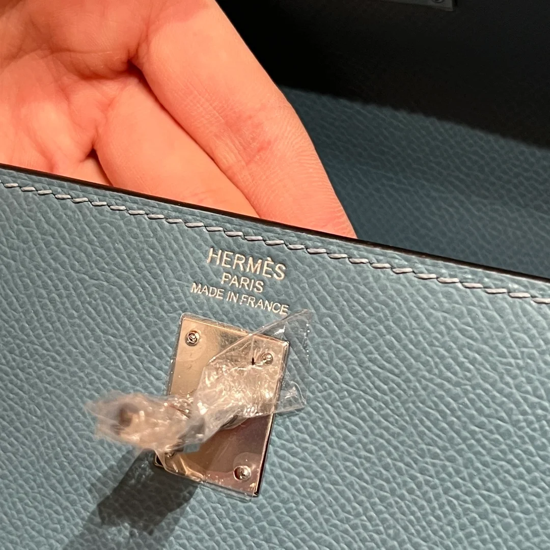 에르메스 켈리백 25 Blue ciel Epsom 백