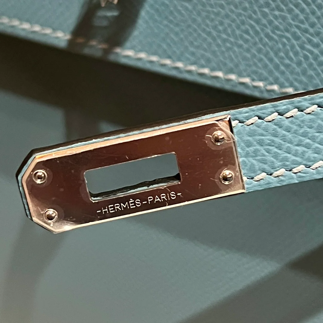 에르메스 켈리백 25 Blue ciel Epsom 백