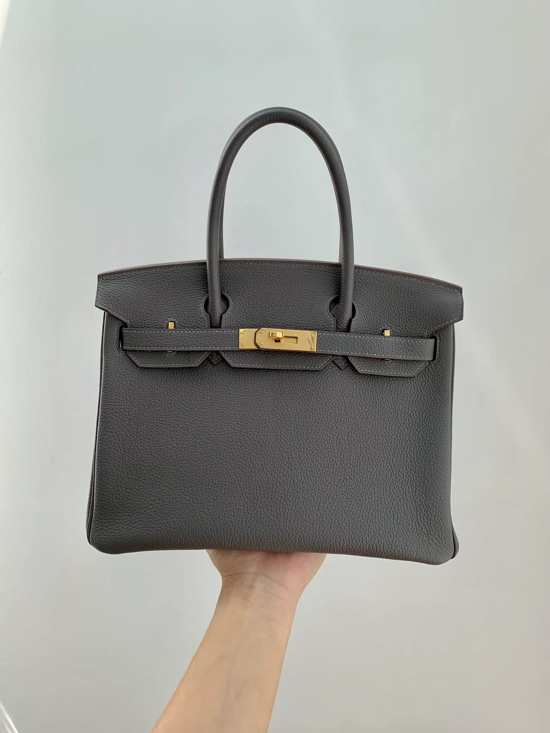 에르메스 버킨 30 Gris etain 토고 백