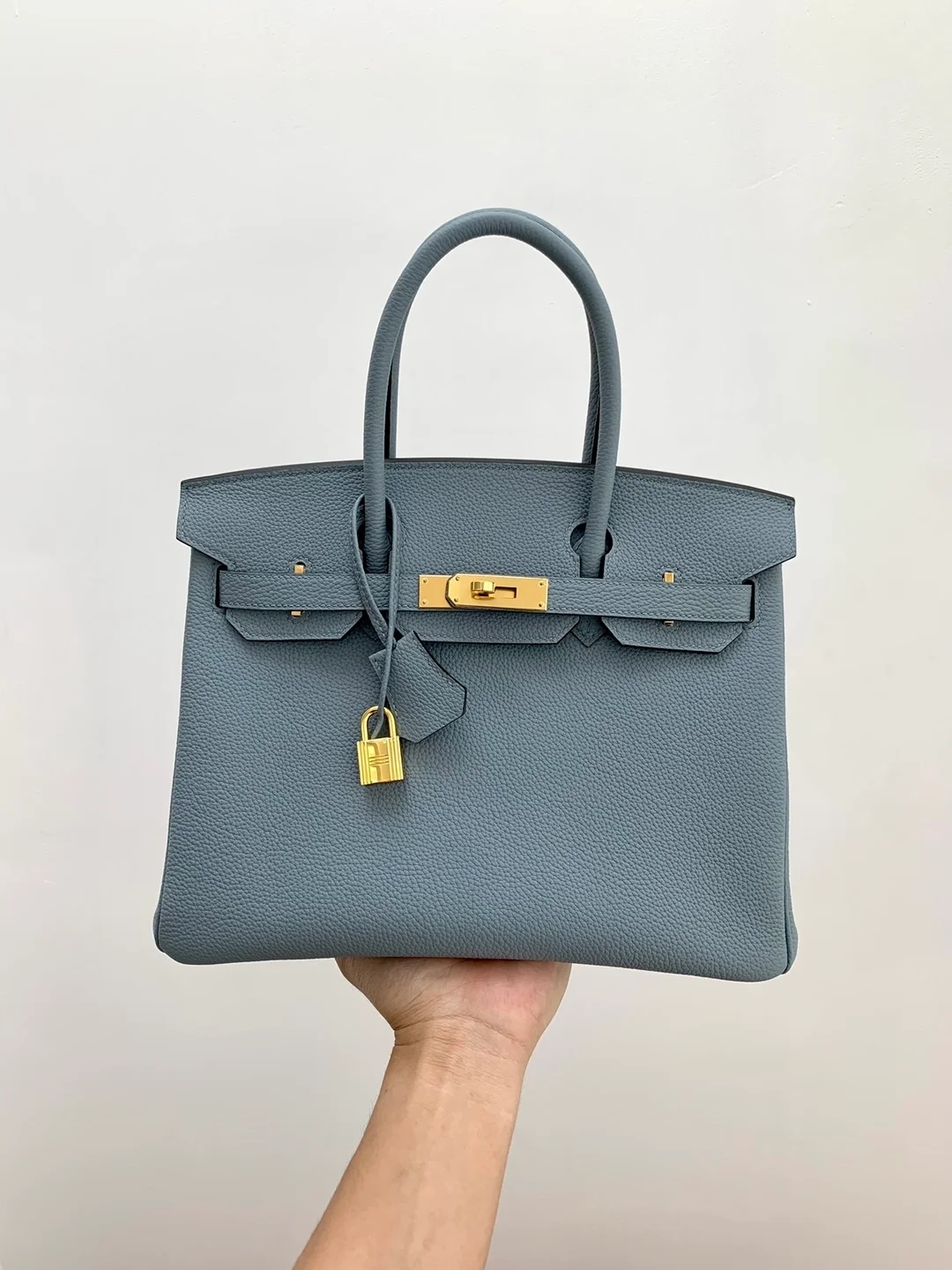 에르메스 버킨 30 Blue lin 토고 백