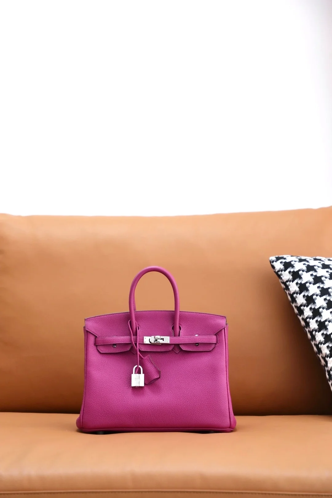 에르메스 버킨 25 Rose pourpre 토고 백