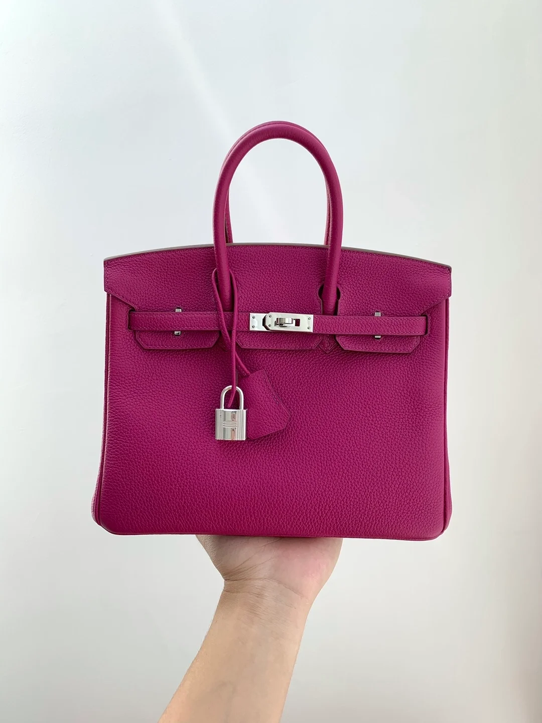 에르메스 버킨 25 Rose pourpre 토고 백