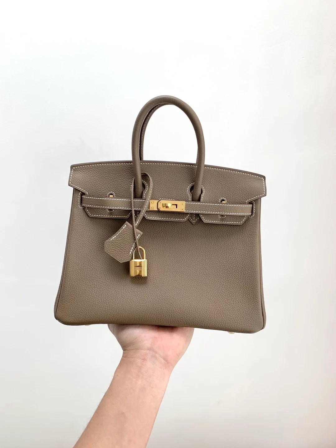 에르메스 버킨 25 Etoupe 토고 백