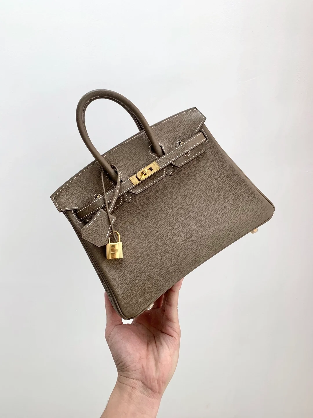 에르메스 버킨 25 Etoupe 토고 백