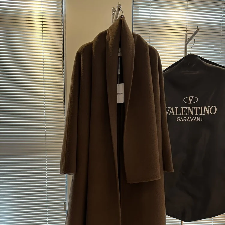 발렌티노 캐시미어 트렌치 코트