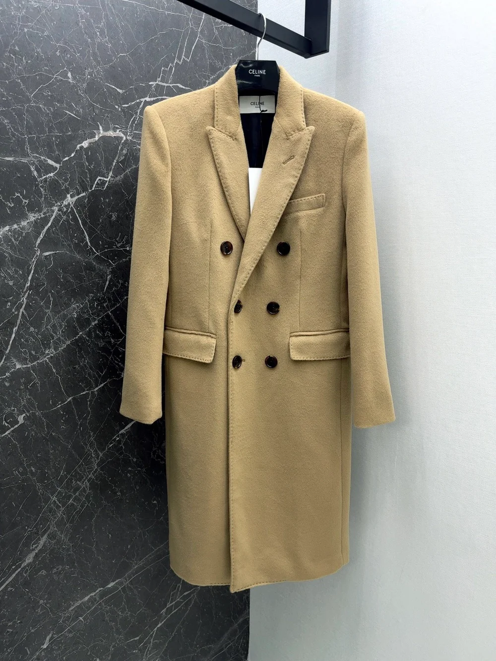 셀린느 체스터필드 캐시미어 코트