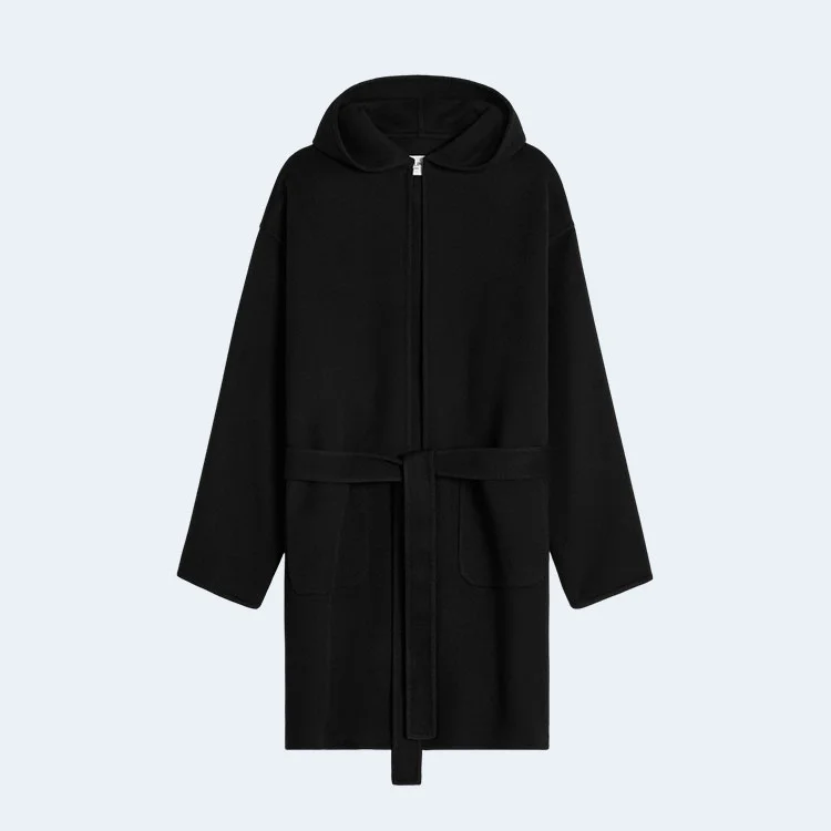 셀린느 더블 페이스 캐시미어 후드 코트