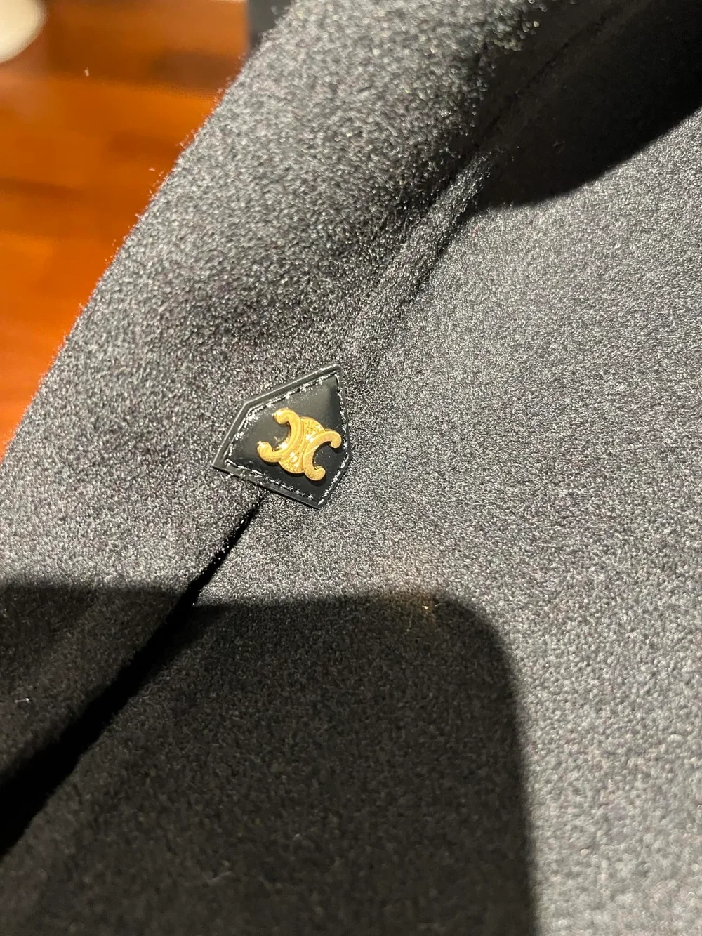 셀린느 더블 페이스 캐시미어 후드 코트