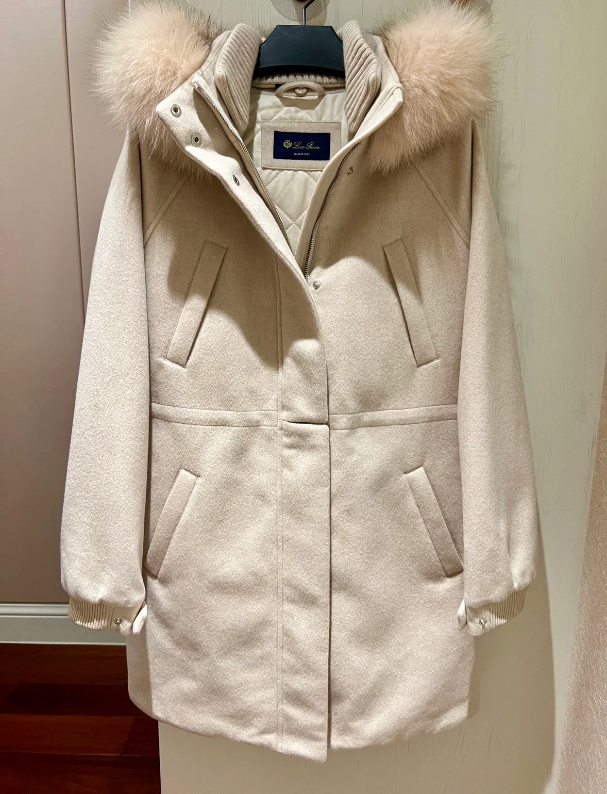 로로피아나 아이서리 캐시미어 롱 자켓