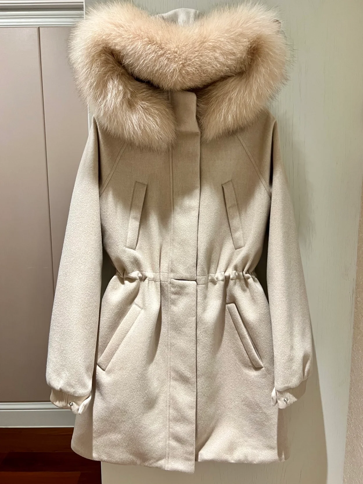 로로피아나 아이서리 캐시미어 롱 자켓