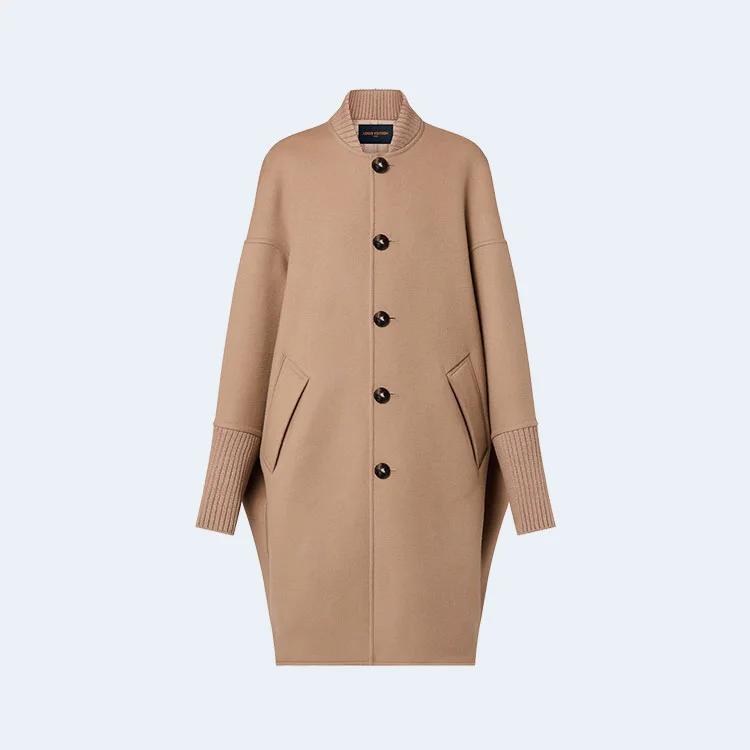 루이비통 슬러치 롱 봄버 코트 1AC1YW