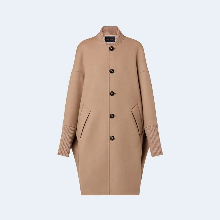 루이비통 슬러치 롱 봄버 코트 1AC1YW