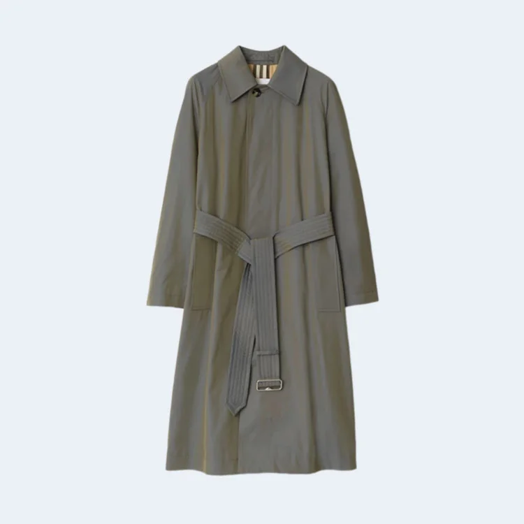 버버리 롱 코튼 카 코트