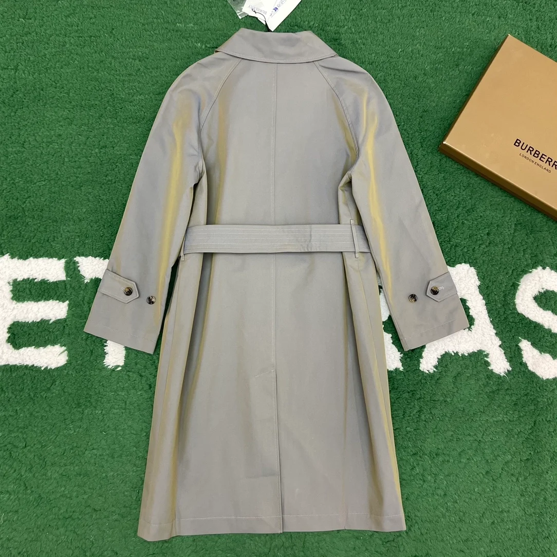 버버리 롱 코튼 카 코트