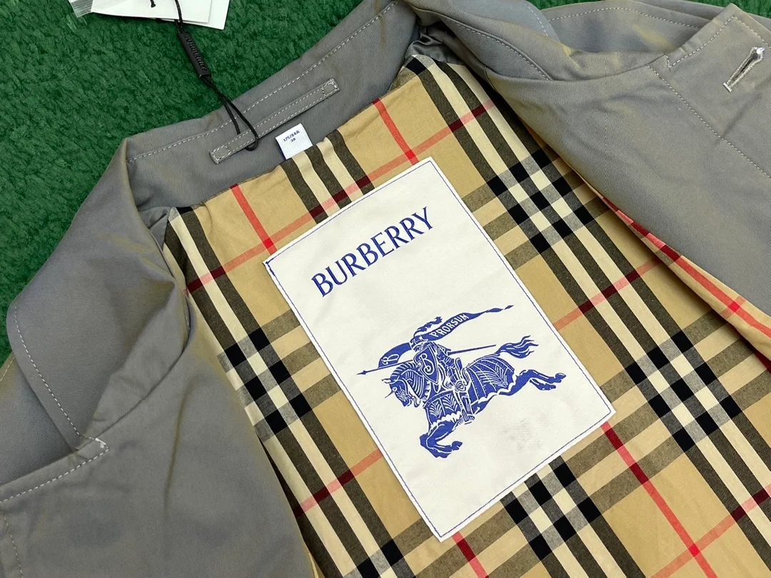 버버리 롱 코튼 카 코트