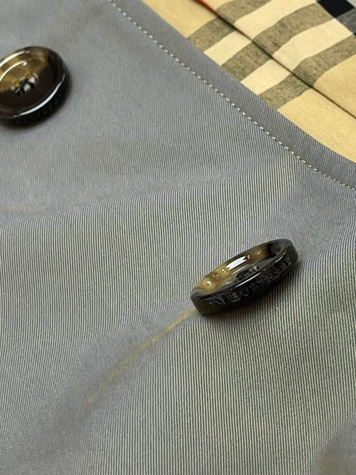 버버리 롱 코튼 카 코트