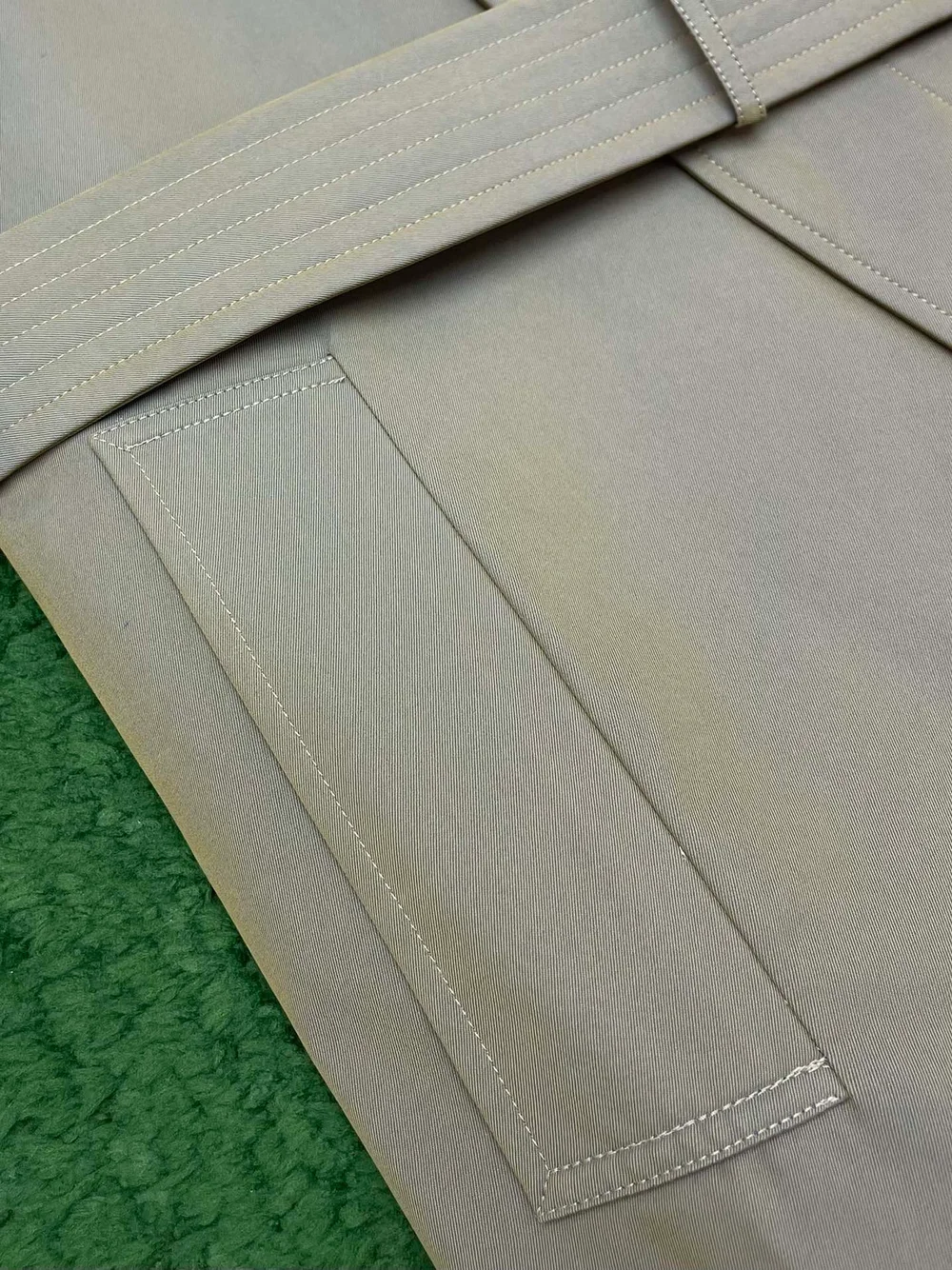 버버리 롱 코튼 카 코트