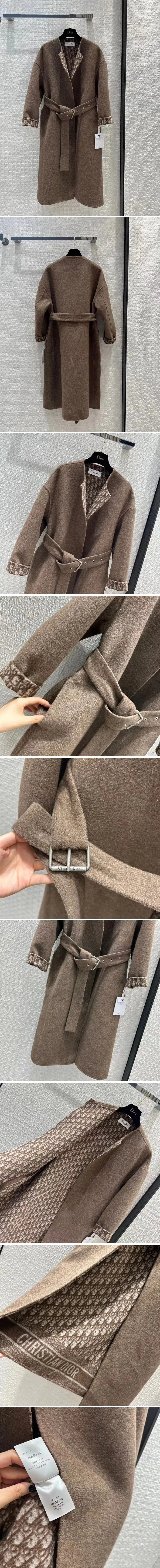 디올 캐시미어 트렌치 코트