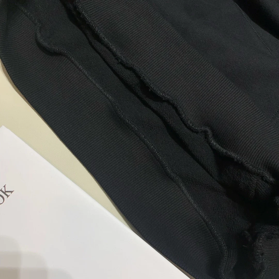 셀린느 코튼 플리스 스웨트셔츠 블랙