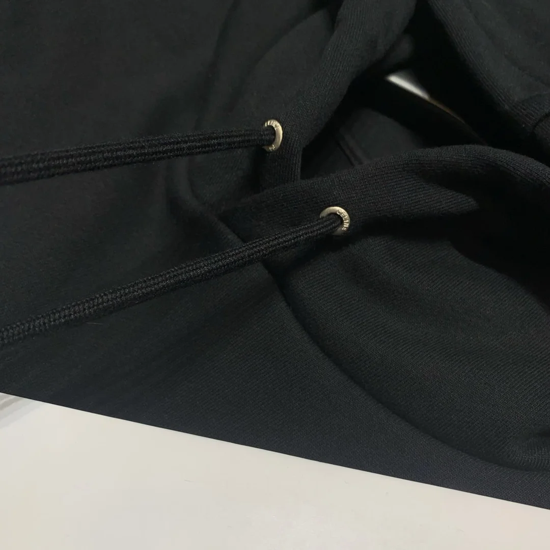 셀린느 코튼 플리스 스웨트셔츠 블랙