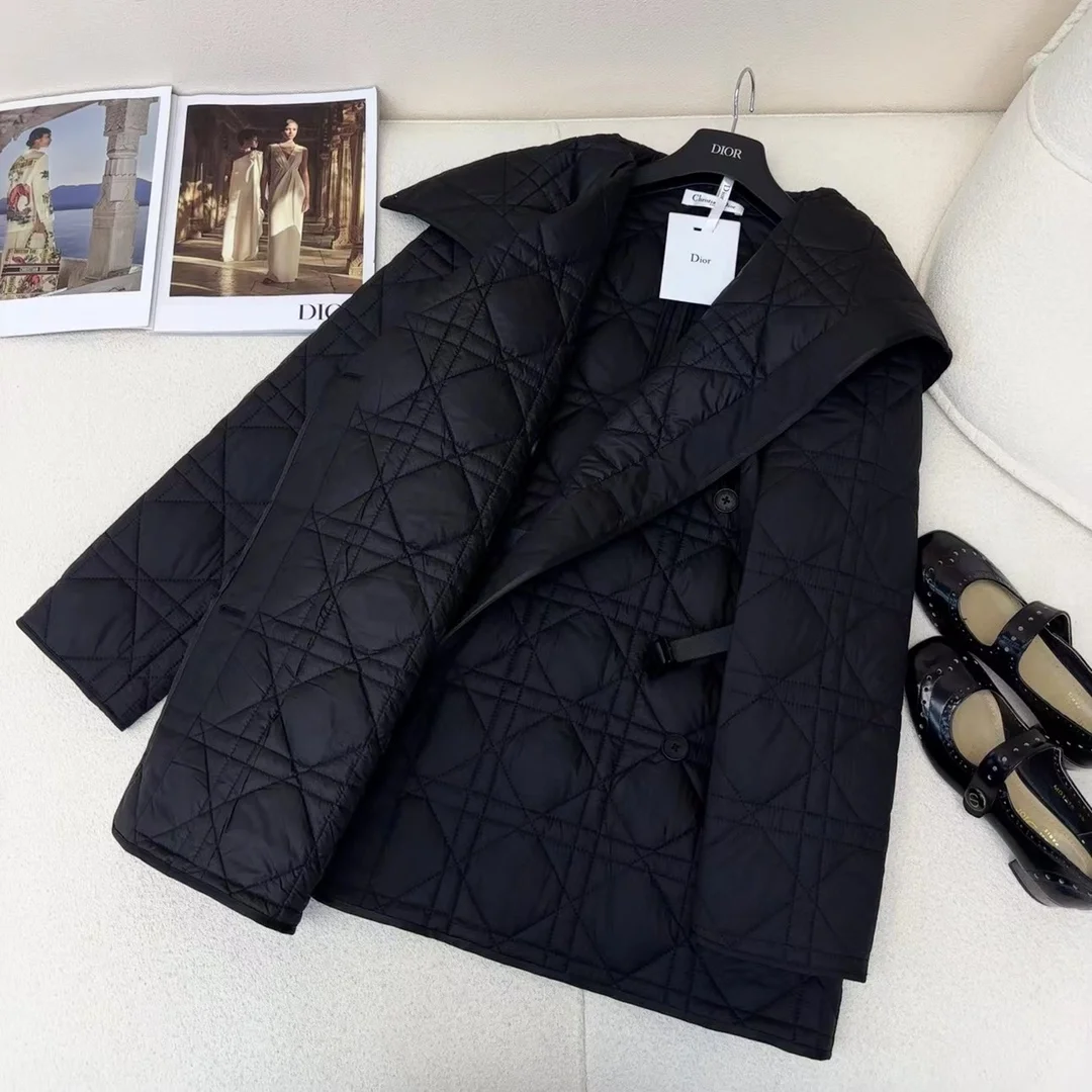 디올 매크로까나쥬 벨트 피코트