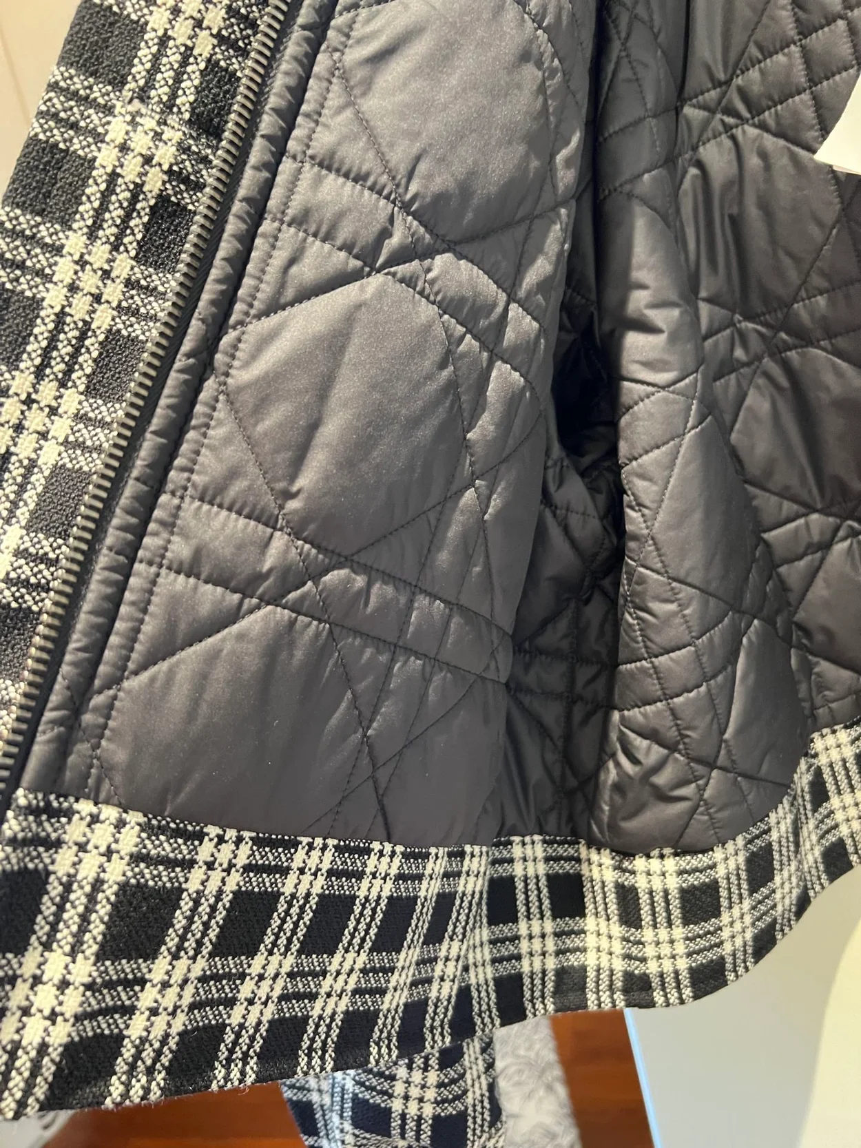 디올 후드 피코트 자켓