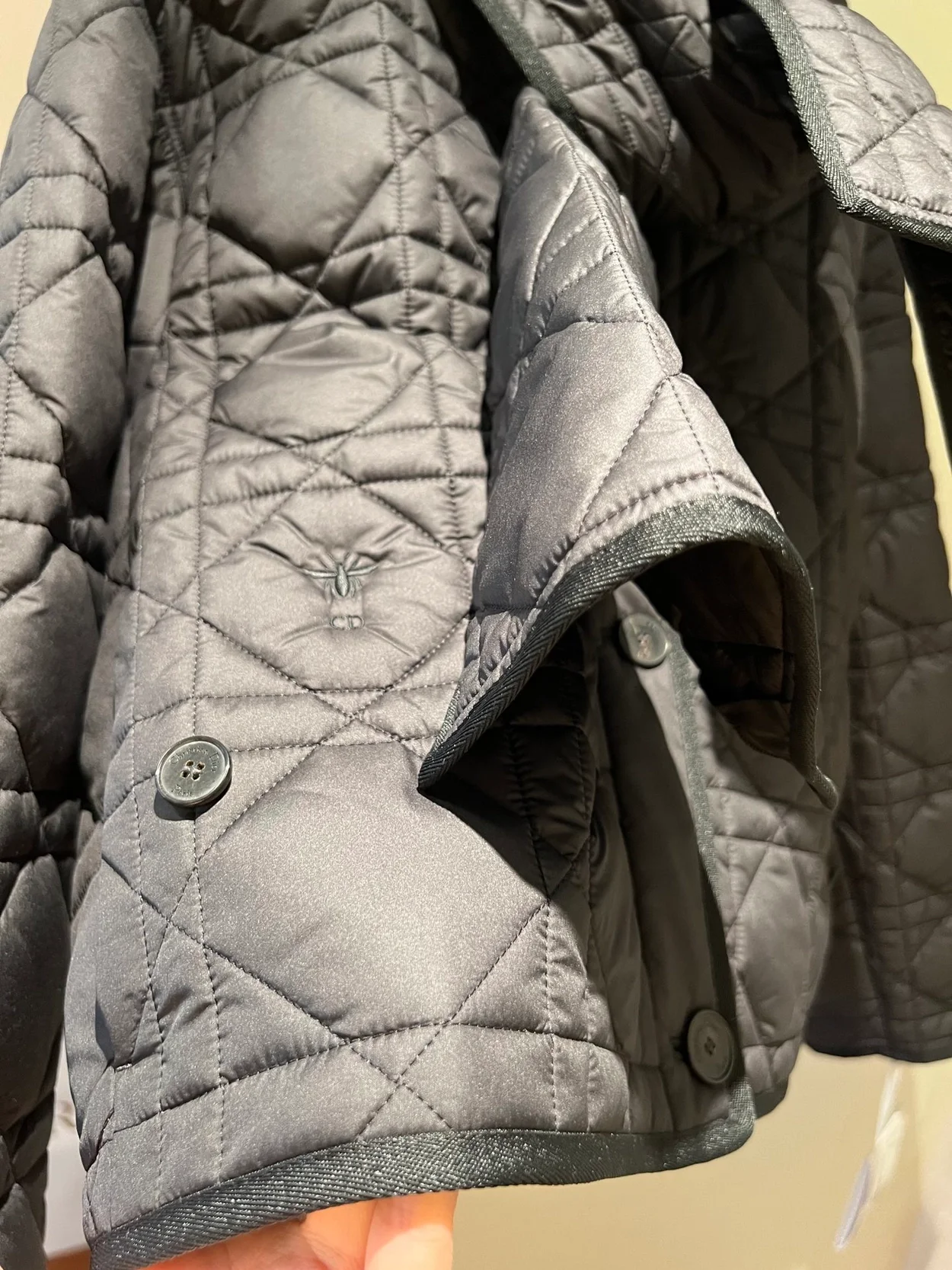 디올 크리스 크로스 매크로까나쥬 피코트