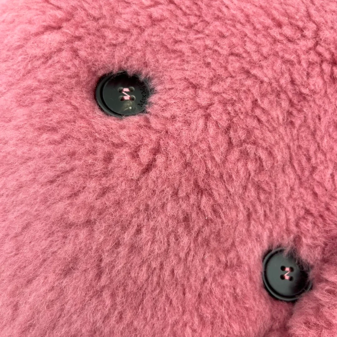 막스마라 테디 베어 핑크 코트