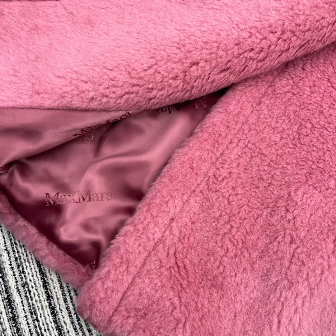 막스마라 테디 베어 핑크 코트