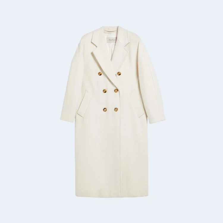 막스마라 마담 101801 아이콘 코트 화이트