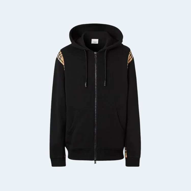 버버리 캄프톤 윈드브레이커 자켓 블랙