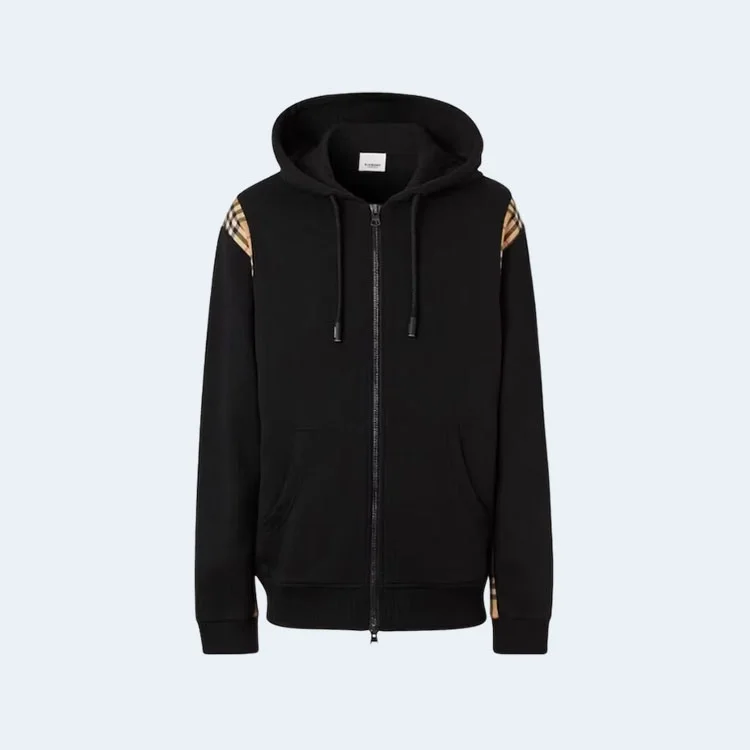 버버리 캄프톤 윈드브레이커 자켓 블랙