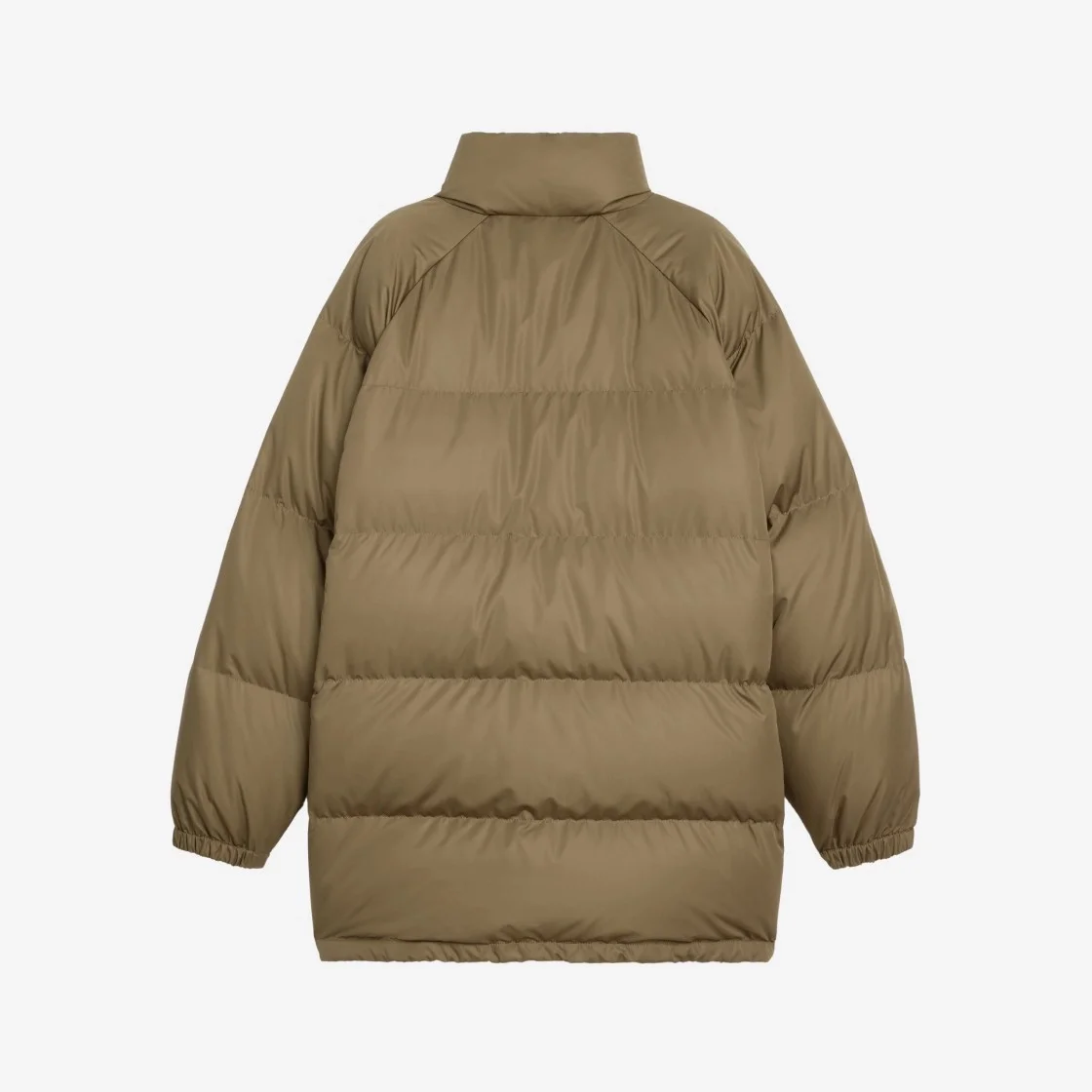 셀린느 라이트웨이트 나일론 오버사이즈 푸퍼 자켓 브라운