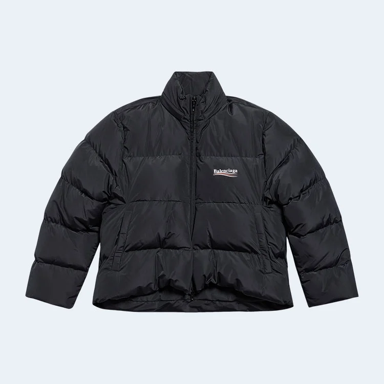 발렌시아가 폴리티컬 캠페인 C-SHAPE 푸퍼 자켓