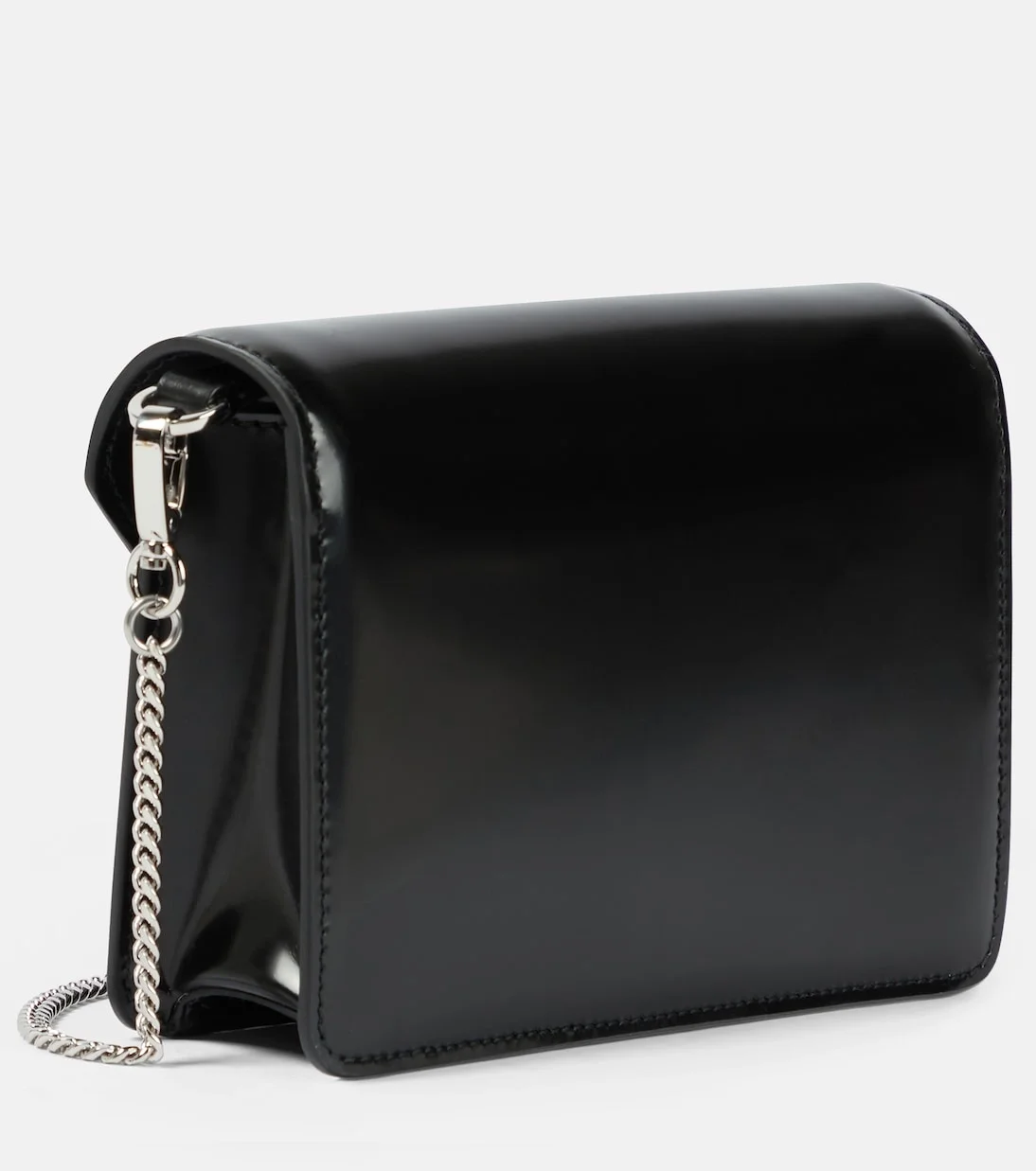 프라다 브러쉬드 레더 숄더백 블랙